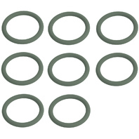 Pushrod Tube Seal Set (8 Pieces) - Head Side (Outer) - Fits VW Bus 1972-1979 1700-2000cc & Vanagon 1980-1983 - Replacement for VW 021109345A