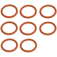 Pushrod Tube Seal Set (8 Pieces) - Viton - Head Side (Outer) - Fits VW Bus 1972-1979 1700-2000cc & Vanagon 1980-1983 - Replacement for VW 021109345A