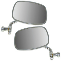 Chrome Exterior Door Mirror Kit Left & Right for VW Type 2 Bus 1968‑1977