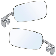 Chrome Exterior Mirror Kit Left & Right for VW Beetle Convertible 1968&ndash;1979