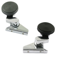 Left & Right Vent Wing Window Lock Pair Replacement for VW 1968&ndash;1977 Beetle & Super Beetle &ndash; 111‑837‑657A / 113‑837‑640A
