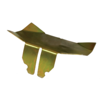 Lower Cylinder Deflector Tin Kit &ndash; Fits VW 1500&ndash;1600cc Air‑Cooled Engines (10mm Studs) &ndash; Cad‑Plated Cooling Deflectors &ndash; Pair