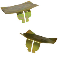 Lower Cylinder Deflector Tin Kit &ndash; Fits VW 1500&ndash;1600cc Air‑Cooled Engines (10mm Studs) &ndash; Cad‑Plated Cooling Deflectors &ndash; Pair