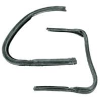 Vent Window Seal Pair Left & Right for VW Beetle Type 1 1965‑1977 111-837-625B/626B