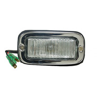 Chrome Backup Light Assemblies, Pair, for VW Type 2 Bus 1957-71
