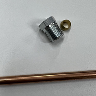 Metal Fuel Line, Chassis to Fuel Pump for VW Beetle 46-60 Bus 50-60 Ghia 56-60