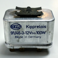 Hella 6 Pin Silver Headlight Relay 91/46-3-12V bis 100W German - 311-941-583A Hella 6 Pin Silver Headlight Relay 91/46-3-12V bis 100W German - 311-941-583A