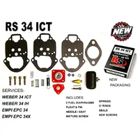 Carburetor Rebuild Kit for Weber 34 ICT 34 ICH with Float