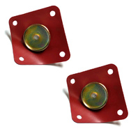 Pirate Mfg Pair Early Accelerator Pump Diaphragms for Weber 40 44 IDF