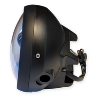 Pirate Mfg LED Headlight Bucket Assembly with DRL Halo Ring for CSC SG250 Cafe Racer