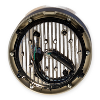 Pirate Mfg LED Headlight Insert with DRL Halo & Silver Trim for CSC SG250 Cafe Racer