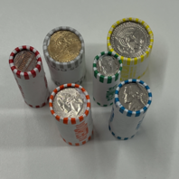 Coin Roll Hunting Starter Pack - 6 Unsearched Bank Rolls - Find Silver & More!