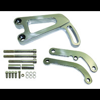 Power Steering Bracket, Polished Aluminum - Fits Chevy 1963-87 SBC LWP