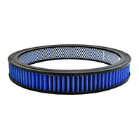 Blue Air Filter 14 x 2 for Hot Rod/Muscle Car Air Cleaners - Washable and Reusable - New