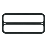 Billet Deluxe Side Marker Bezels Black Anodized for 1968-1972 Chevy GMC Truck