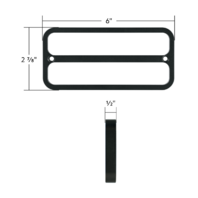 Billet Deluxe Side Marker Bezels Black Anodized for 1968-1972 Chevy GMC Truck