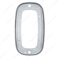 1960&ndash;66 Chevy GMC Fleetside Tail Light Bezels Chrome Plastic Pair | 111244