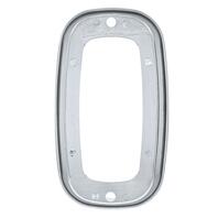 1960&ndash;66 Chevy GMC Fleetside Tail Light Bezels Chrome Plastic Pair | 111244