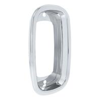 1960&ndash;66 Chevy GMC Fleetside Tail Light Bezels Chrome Plastic Pair | 111244