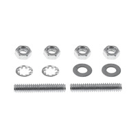 Bull Horn Hood Ornament - Chrome Car or Truck