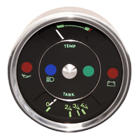 VDO "356" Combination Oil Temperature and Fuel Level Gauge For VW Dune Buggy Baja Bug Sand Rail VDO "356" Combination Oil Temperature and Fuel Level Gauge For VW Dune Buggy Baja Bug Sand Rail