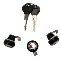 3pc Luggage Barrel Lock Set with 2 Keys | Universal Replacement Latch Lock