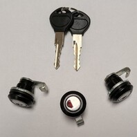 3pc Luggage Barrel Lock Set with 2 Keys | Universal Replacement Latch Lock