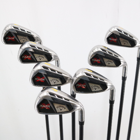 Callaway RAZR X 4-P Iron Set Graphite Shaft Regular Flex Right