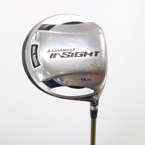 Adams Insight BUL 5000 Driver 9.5 Deg Graphite Aldila S Stiff Flex