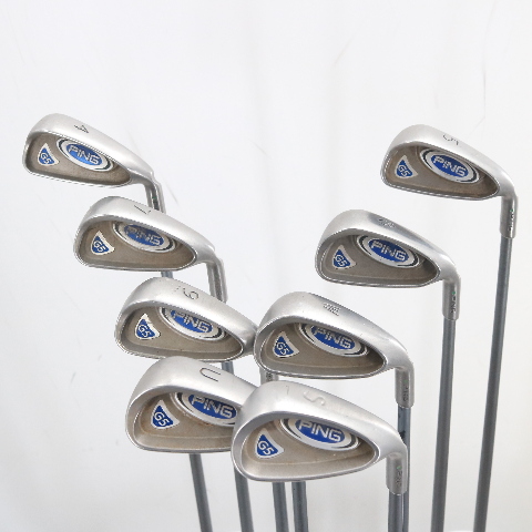 ピン PING G5 G15 i200 青ドット 11本 ゴルフセット レフティ Ping G5 Iron Set 4,5,7-W,U,S Green Dot Graphite Shaft Stiff Right