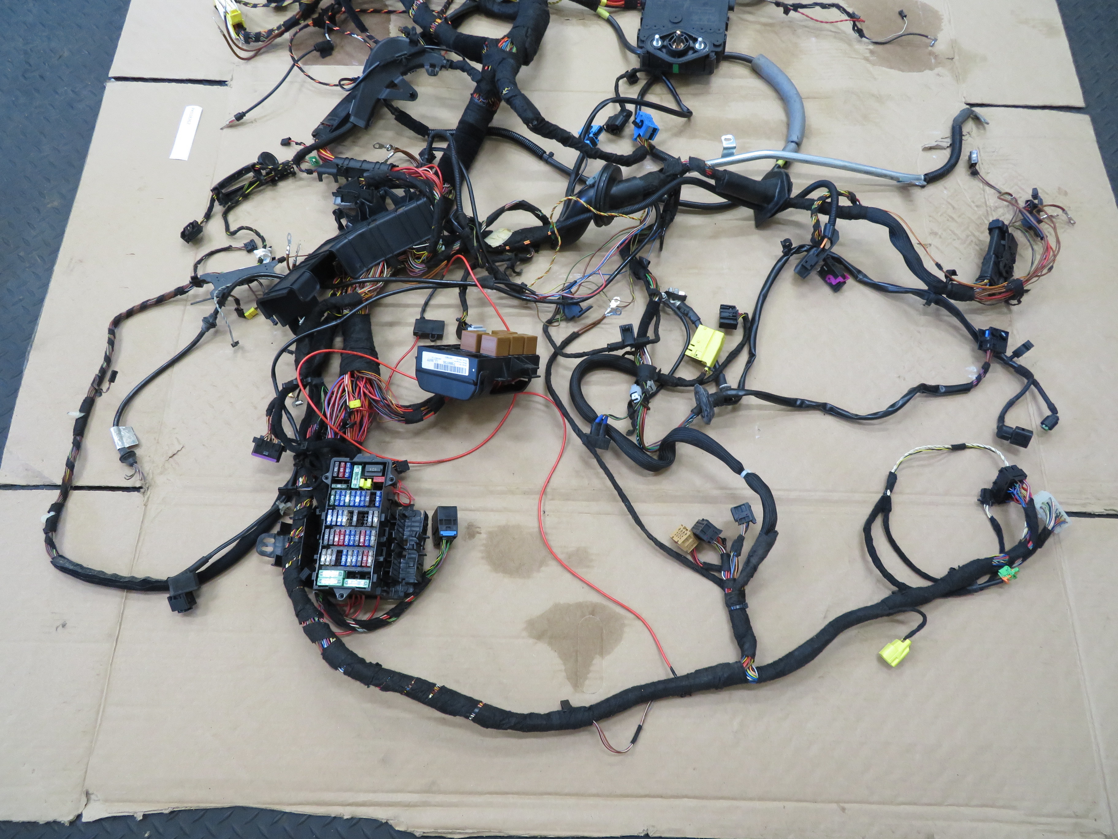 07-09 Porsche 911 Turbo 997 #1086 Main Interior Wire Wiring Harness