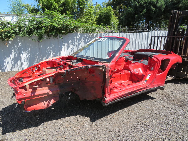 07 09 Porsche 911 Turbo 997 1086 Convertible Body Shell Race Car Project Frame Pk Auto Parts Inc