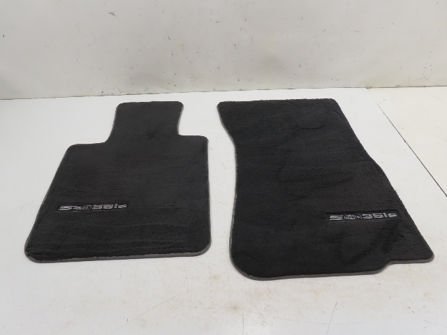 12 BMW Z4 E89 35is Floor Mat Pair, Sewn in Emblem Carpet Black Left & Right