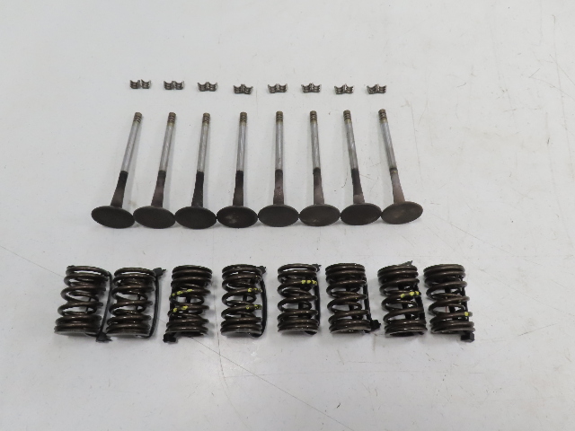 90 Porsche 944 S2 Exhaust Valve Set w/ Spring & Collet 3.0L M44.41 16V