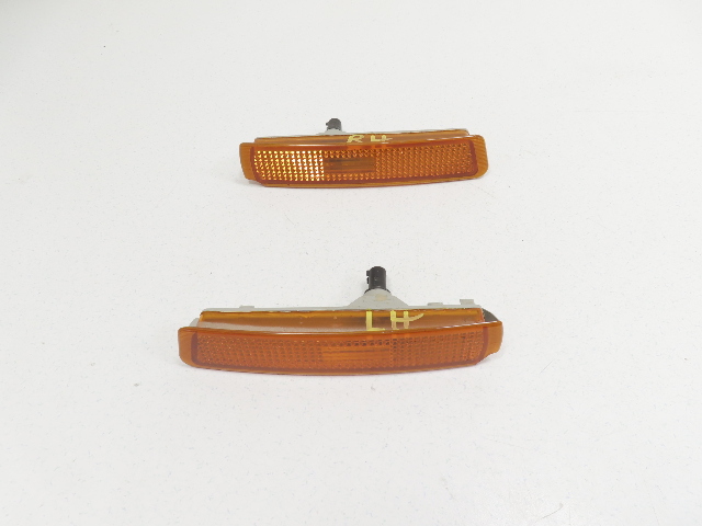 99 BMW Z3 E36 2.5L #1302 Light Lamp Pair, Amber Turn Signal Marker Front 48389695 8389696