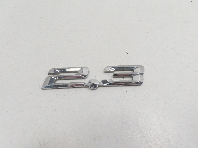 99 BMW Z3 E36 2.5L #1302 Emblem, 2.3 Trunk OEM