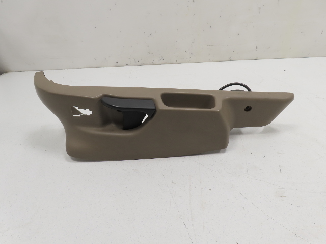 99 BMW Z3 E36 2.5L #1302 Seat Frame Track Cover Trim Left Beige