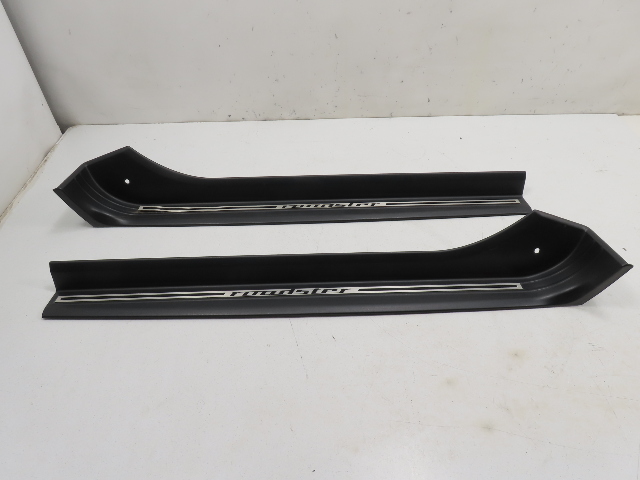 99 BMW Z3 E36 2.5L #1302 Trim Pair, Door Sill "ROADSTER" Script 51478397501, 51478397502