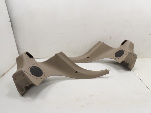 00 BMW Z3 E36 2.5L #1304 Trim Pair, Rear Quarter Lateral w/ Roll Bar Beige