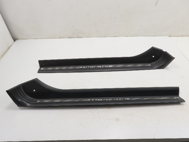 00 BMW Z3 E36 2.5L #1304 Trim Pair, Door Sill "ROADSTER" Script 51478397501, 51478397502