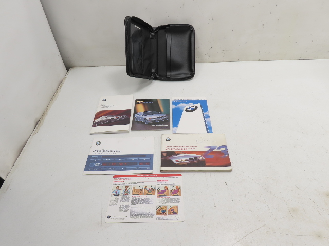 00 BMW Z3 E36 2.5L #1304 Owner's Manual & Books w/ Case