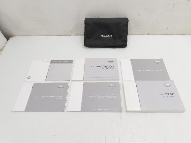 16 Nissan 370Z Convertible #1305 Owners Manual, Books w/ Pouch Case