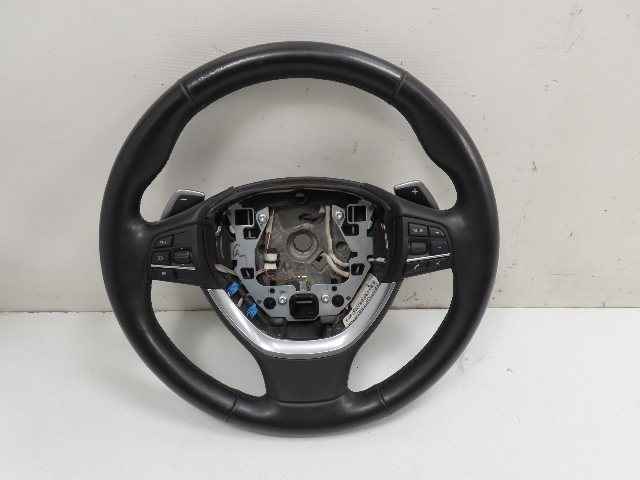 12 BMW 650i F12 Convertible #1306 Steering Wheel Paddle Shift Switch Controls