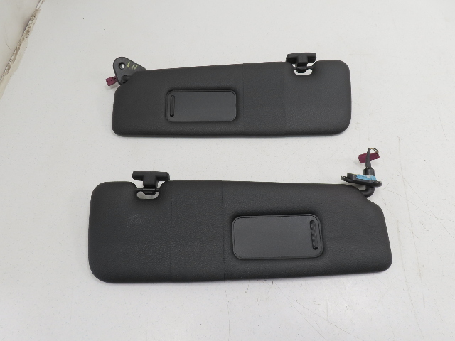 12 BMW 650i F12 Convertible #1306 Sun Visor Pair, Left & Right Sunvisor Black