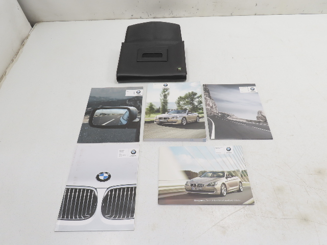 12 BMW 650i F12 Convertible #1306 Owners Manual, Books w/ Pouch Case