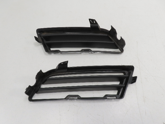 12 BMW 650i F12 Convertible #1306 Grill Pair, Inlet Guide Front Bumper Lower L & R 51117211474, 51117211473