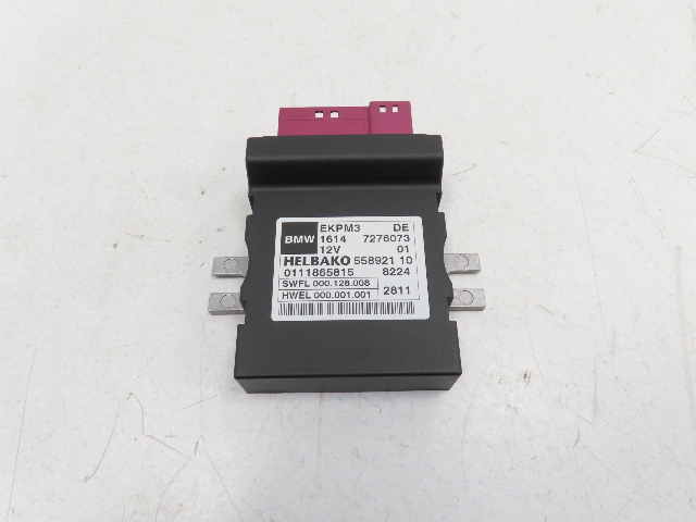 12 BMW 650i F12 Convertible #1306 Module Fuel Gas Pump Control Unit N63 16147276073