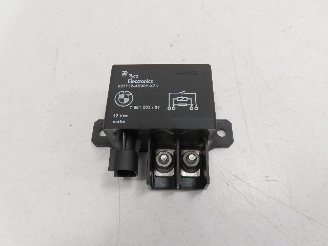 12 BMW 650i F12 Convertible #1306 Relay, Cooling Fan Multi-Purpose Module Fuse 61367661503