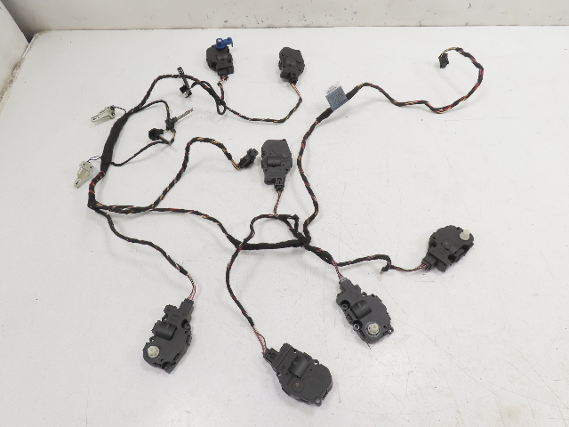 12 BMW 650i F12 Convertible #1306 Actuator Wiring Sensor Heater Core Vent Flaps