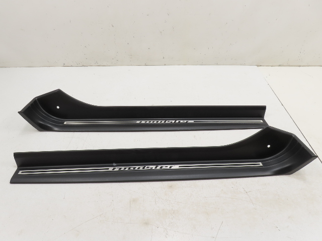 99 BMW Z3 E36 2.8L #1307 Trim Pair, Door Sill "ROADSTER" Script 51478397501, 51478397502